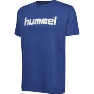 Hummel HMLGO COTTON LOGO T-SHIRT S/S TRUE BLUE 203513-7045 Gr. S