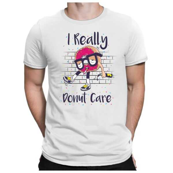 I Donut Care - Herren Fun T-Shirt Bedruckt Small Bis 4xl Papayana