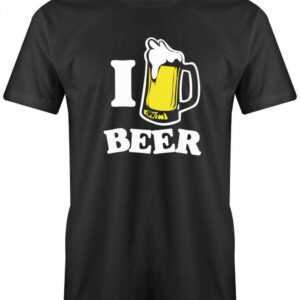 I Love Beer - Bier Herren T-Shirt
