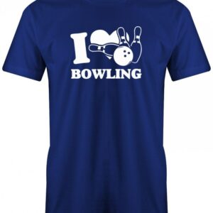 I Love Bowling - Bowler Herren T-Shirt