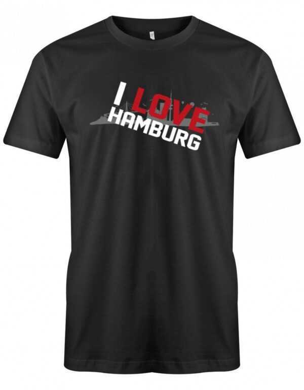 I Love Hamburg - Schriftzug Herren T-Shirt