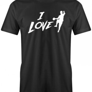 I Love Handball - Handballer Herren T-Shirt
