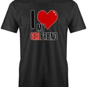 I Love My Girlfriend - Partner Herren T-Shirt