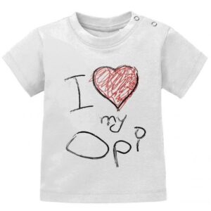I Love My Opi - Baby T-Shirt