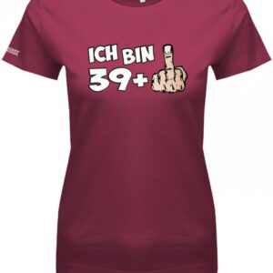 Ich Bin 39 Plus 1 - Mittelfinger Zum 40. Geburtstag Geschenk Damen T-Shirt