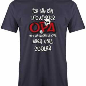 Ich Bin Ein Tätowierter Opa - Deluxe Herren T-Shirt