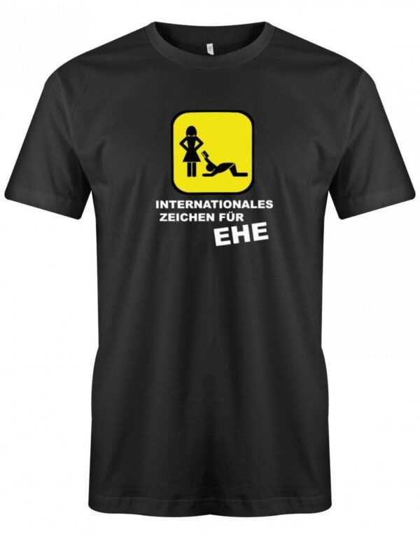 Internationales Zeichen Für Ehe"" - Junggesellenabschied Herren T-Shirt"""
