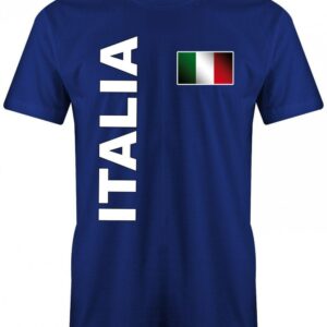 Italia Flagge - Em Wm Italien Fan Herren T-Shirt