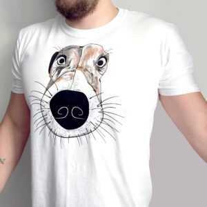 Jack Russell T-Shirt, Geschenk Für Beste Freundin, Hundebesitzer Shirt, Hund Gesicht Doggy Freund Geschenk, Papa