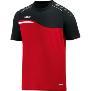 Jako T-Shirt Competition 2.0 rot/schwarz 6118 01 Gr. 152