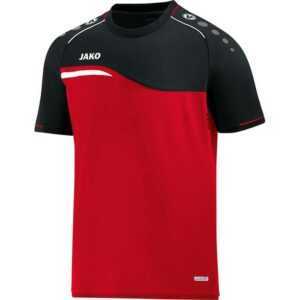 Jako T-Shirt Competition 2.0 rot/schwarz 6118 01 Gr. 44