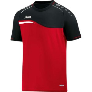 Jako T-Shirt Competition 2.0 rot/schwarz 6118 01 Gr. XL