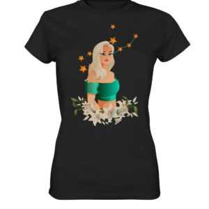 Jungfrau Sternzeichen Sternbild Astrologie Tierkreiszeichen T Shirt T-Shirt Tshirt