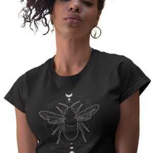 Käfer T-Shirt Frau Natur Mond Motiv Alternativ Shirt Mottee