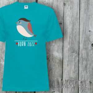 Kinder T-Shirt Born 2022 Tiermotiv Vogel"" Shirt Jungen Mädchen Baby Kind"""