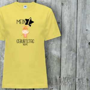 Kinder T-Shirt Mit Wunschname Mein 1. Geburtstag Giraffe Wunschname"" Shirt Jungen Mädchen Baby Kind"""