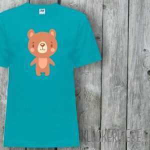 Kinder T-Shirt Tiermotiv Bär Braunbär"" Shirt Jungen Mädchen Baby Kind"""