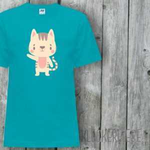 Kinder T-Shirt Tiermotiv Katze Mietze Cat"" Shirt Jungen Mädchen Baby Kind"""