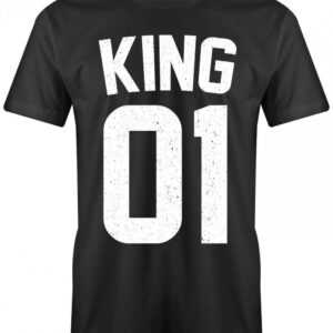 King Mit Wunschnummer - Partner Herren T-Shirt