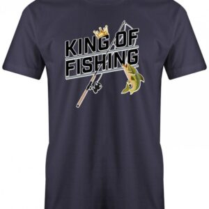 King Of Fishing - Angler Herren T-Shirt