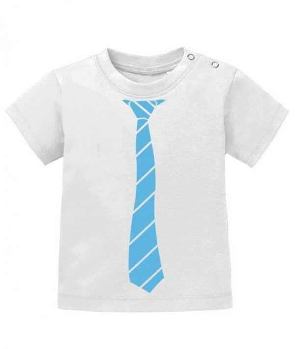 Krawatte Business Style - Weiss Baby T-Shirt