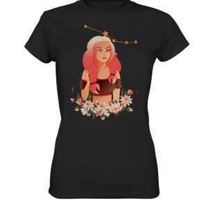 Krebs Sternzeichen Sternbild Astrologie Tierkreiszeichen T Shirt T-Shirt Tshirt Damen Frauen Premium