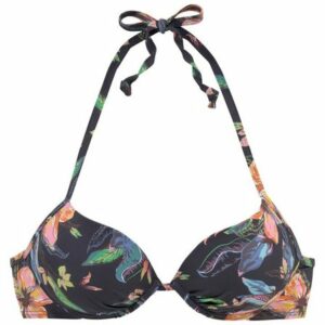 LASCANA Push-Up-Bikini-Top "Malia", mit tropischem Print