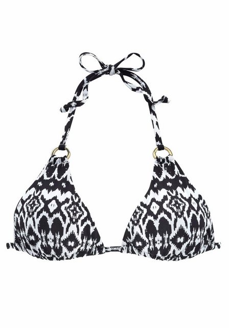 LASCANA Triangel-Bikini-Top "Grace", mit modischen Zierringen