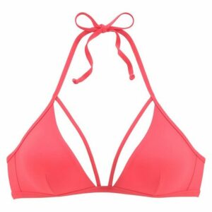 LASCANA Triangel-Bikini-Top "Scarlett", mit Zierbändern am Ausschnitt