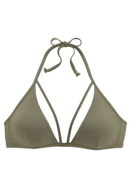 LASCANA Triangel-Bikini-Top "Scarlett", mit Zierbändern am Ausschnitt