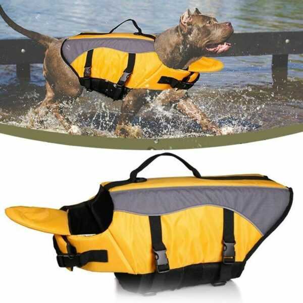 La Vie De Chien Hundemäntel Schwimmweste für Haustiere Schwimmweste, Hund Gareautrain Preserver Badeanzug mit Superior und Rettung