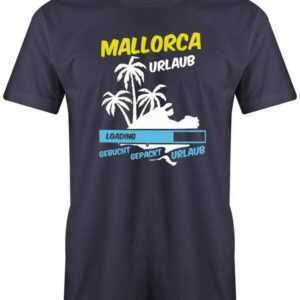 Mallorca Urlaub Loading - Gebucht Gepackt Herren T-Shirt