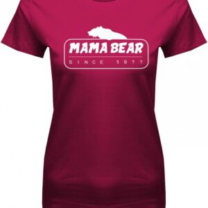 Mama Bear Since Wunschjahr - Damen T-Shirt