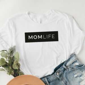 Mama T-Shirt Momlife"" Familienleben Geschenk Familie Individuell Damen Geburt Ostergeschenk [Fadats-1015]"""