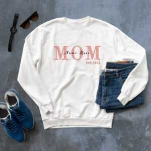 Mama T-Shirt, Shirt Personalisiert, Name Shirt, Oma Kid Names Mom Muttertag Geschenk