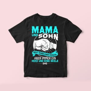 Mama Und Sohn T-Shirt, Geschenk Von An Mutter, Muttertag Lustiges Ehefrau Geschenk, Kind