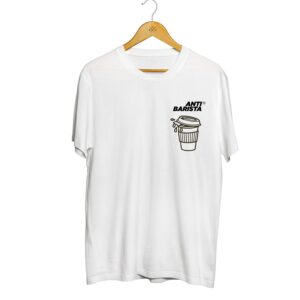 Manufaktur13 Shirts - T-Shirts Mit Verschiedenen Motiven, Rundhals Tee, Regular Fit, 100% Baumwolle, Casual Basic | Anti Barista