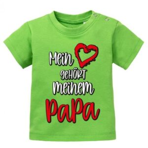 Mein Herz Gehört Meinem Papa - Baby T-Shirt