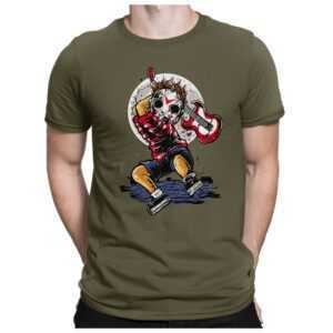 Mini Jason - Herren Fun T-Shirt Bedruckt Small Bis 4xl Papayana