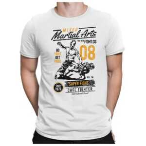 Mixed Material Arts Mma - Herren Fun T-Shirt Bedruckt Small Bis 4xl Papayana