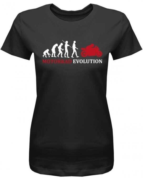 Motorrad Evolution - Biker Damen T-Shirt
