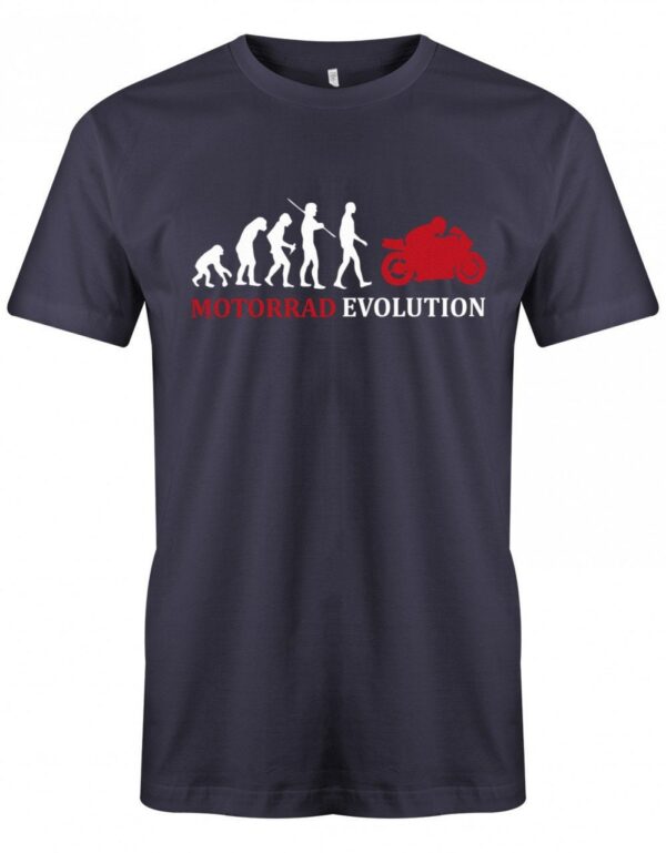 Motorrad Evolution - Biker Herren T-Shirt