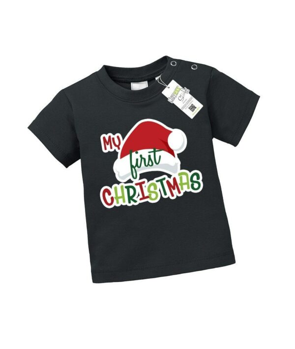 My First Christmas - Erste Weihnachten Baby T-Shirt
