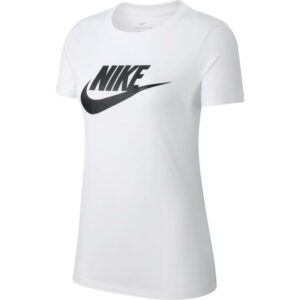 NIKE Sportswear Essential T-Shirt Damen WHITE/BLACK BV6169-100 Gr. XL