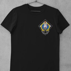 Nasa Sts-135 Final Space Mission Brust Logo Unisex Baumwolle T-Shirt Tee Nasa Zugelassen