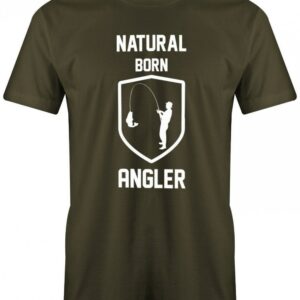 Natural Born Angler - Herren T-Shirt