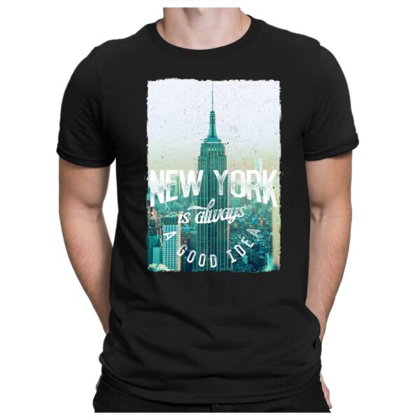 New York City - Herren Fun T-Shirt Bedruckt Small Bis 4xl Papayana