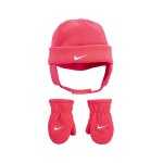 Nike Swoosh Fleece Mütze+Handschuhe Set Baby FA4F