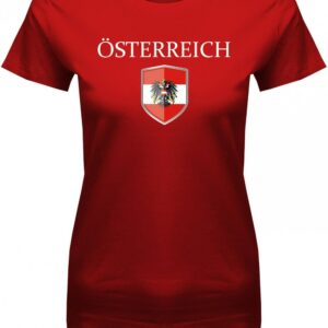 Österreich Wappen - Em Wm Austria Fan Damen T-Shirt