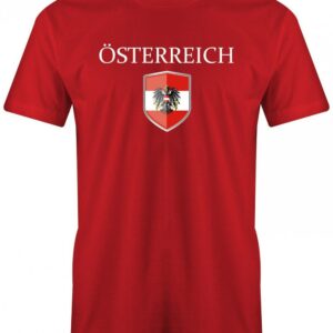 Österreich Wappen - Wm Em Herren T-Shirt